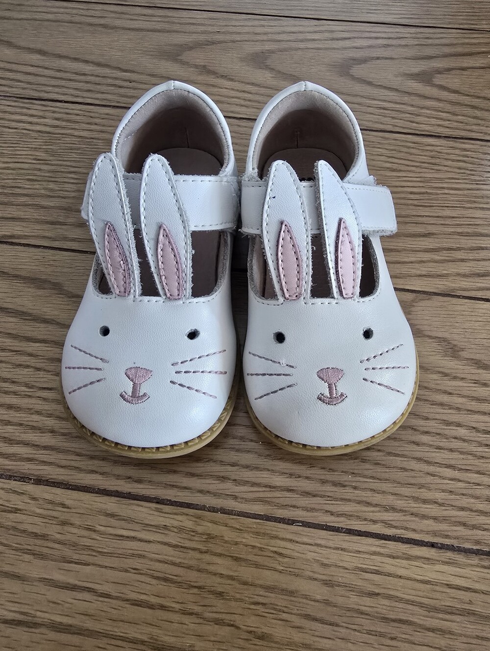 Livie And Luca White Bunny Mary Janes 7C